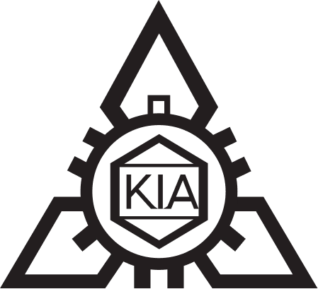 Early triangular Kia emblem logo used from 1944 to 1964