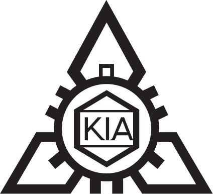 Early triangular Kia emblem logo used from 1944 to 1964
