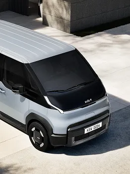Image showing an aerial view of the Kia PV5