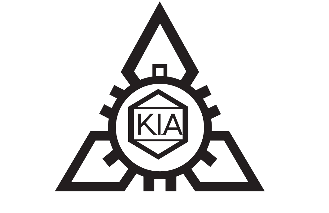 Early triangular Kia emblem logo used from 1944 to 1964