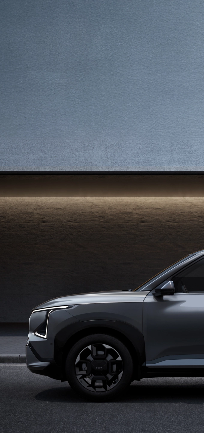 Side profile image of Kia EV9