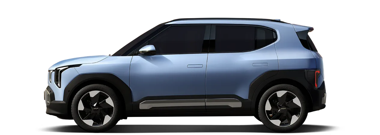 Side profile image of Kia EV2