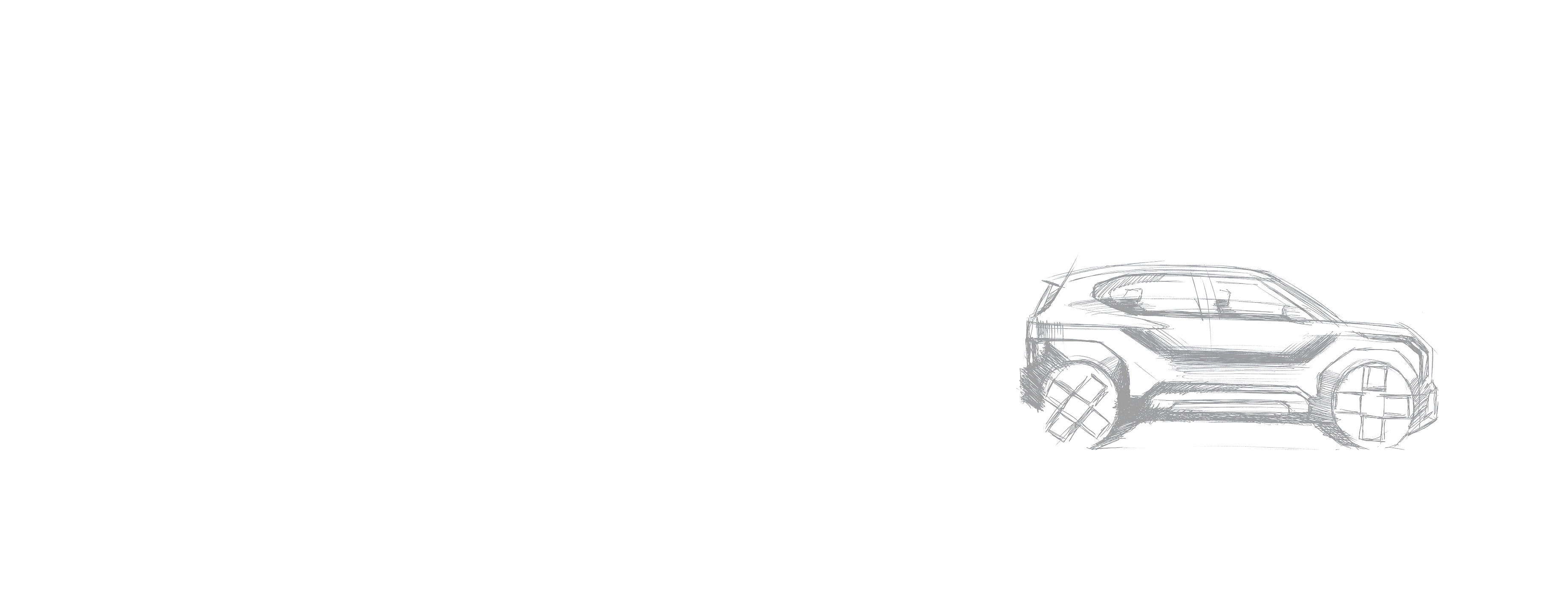 Kia EV2 concept car design sketch image