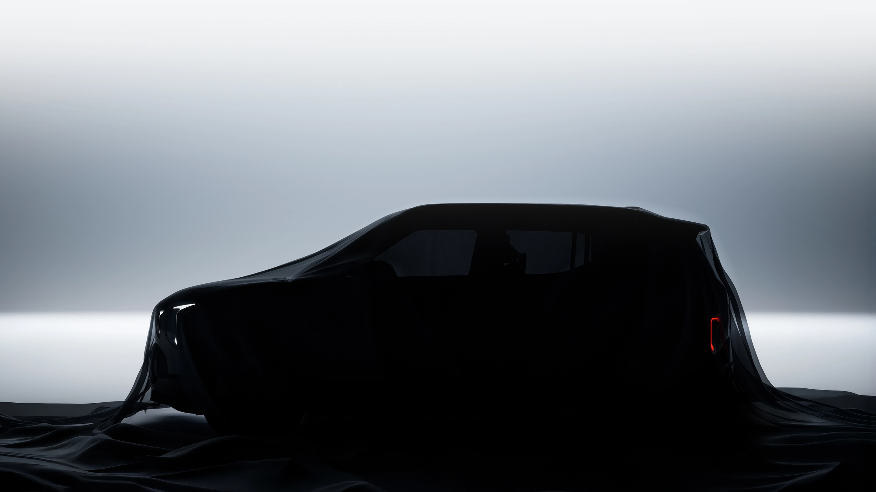 Kia EV2 concept car silhouette image