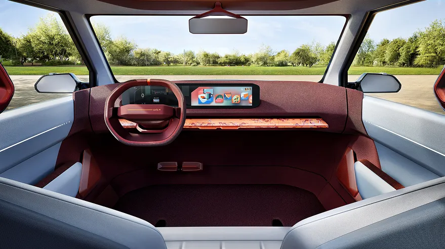 Image showing the interior of the Kia EV2 concept car