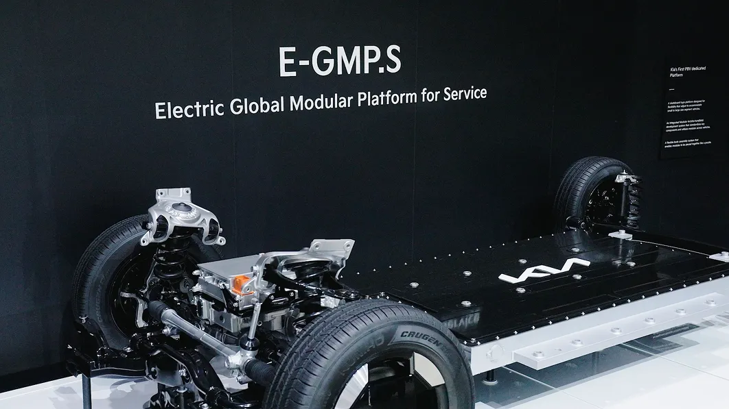 Kia E-GMP electric vehicle platform display image