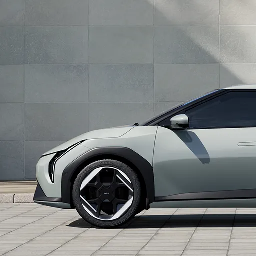 Image showing a close-up side view of the Kia EV4