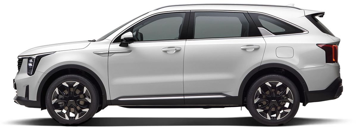 Side view image of the Kia Sorento