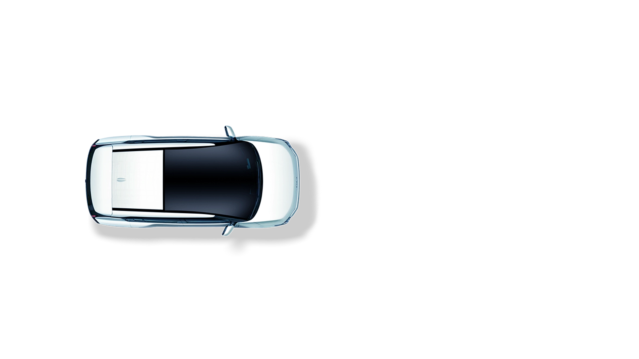 Image showing a top view of a vehicle