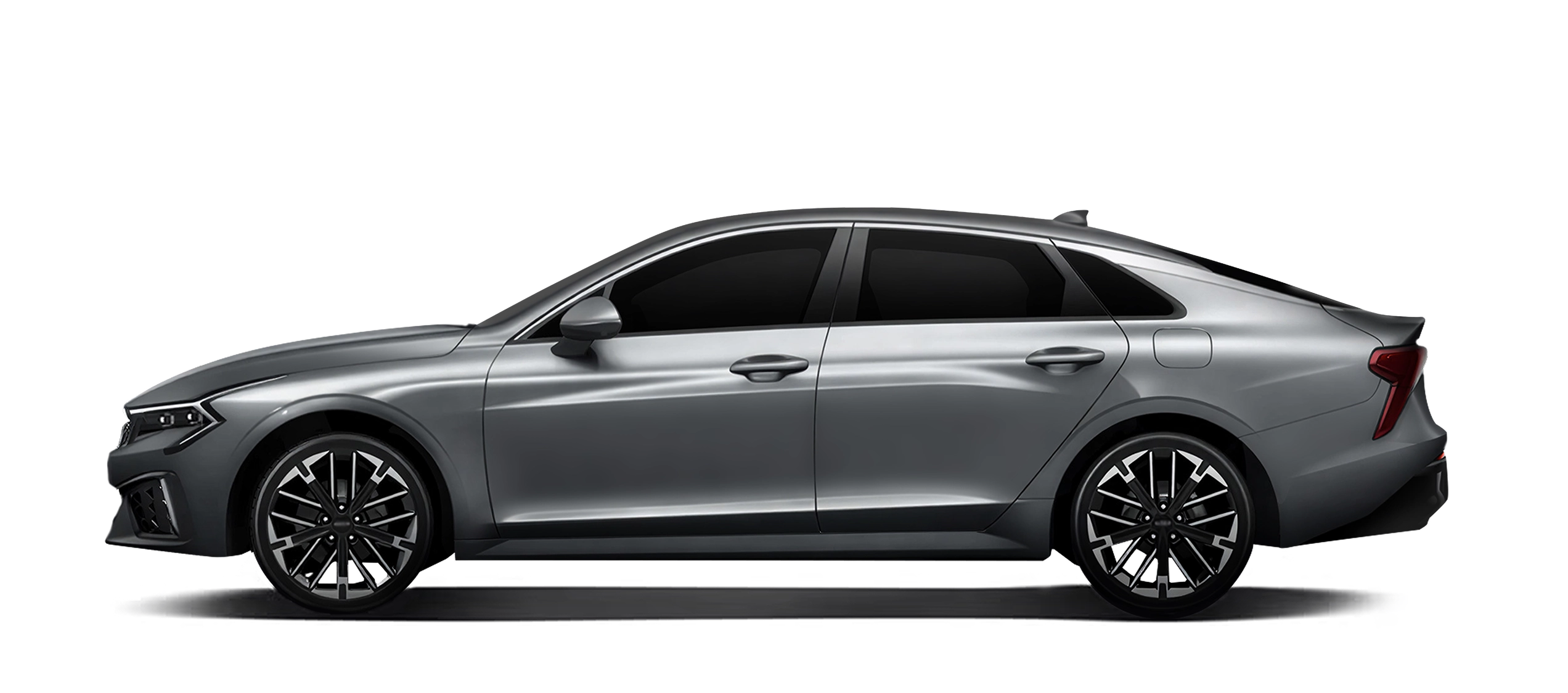 Side exterior view of the Kia K5