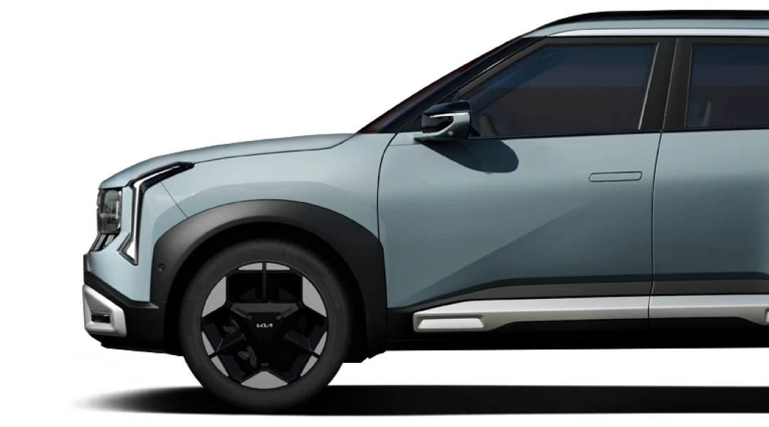 Side exterior view of the Kia Sorento