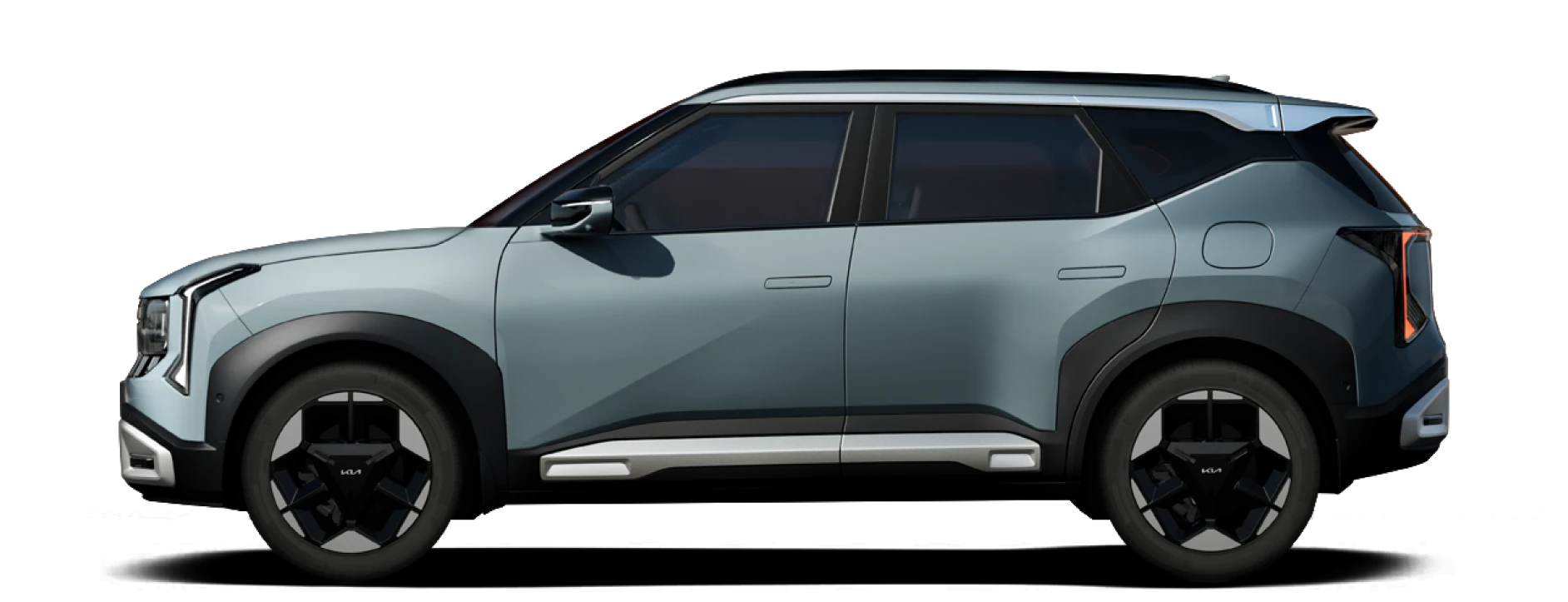 Side exterior view of the Kia Sorento