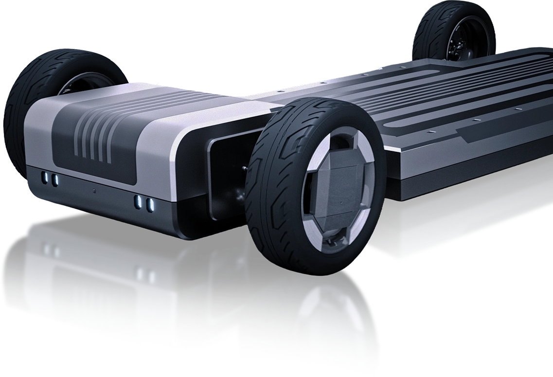 Image showing the E-GMP battery module and EV platform structure