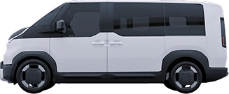 Side view image of a PBV vehicle based on the platform