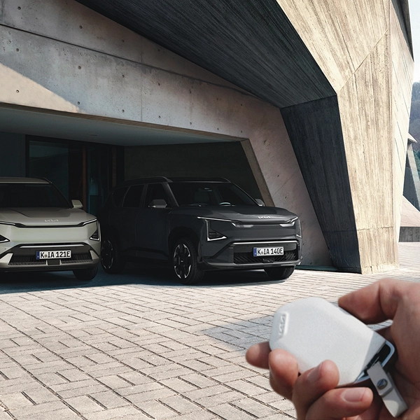 Image showing remote vehicle control using a smartphone