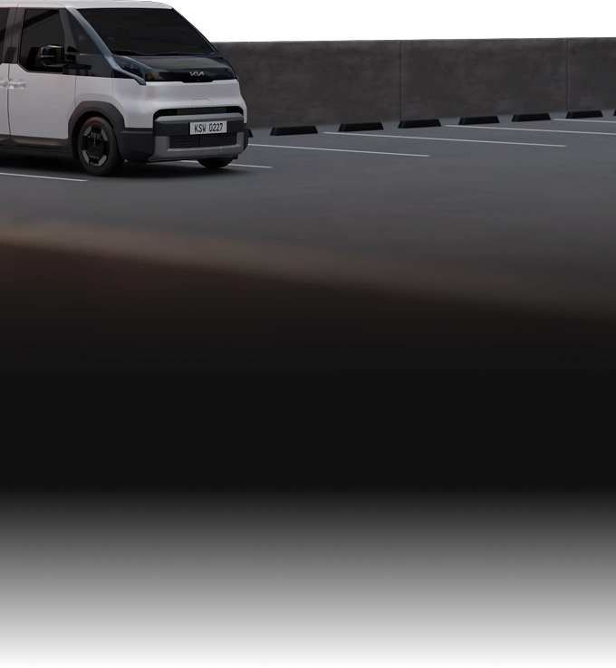 Image showing the Kia PV5 vehicle driving