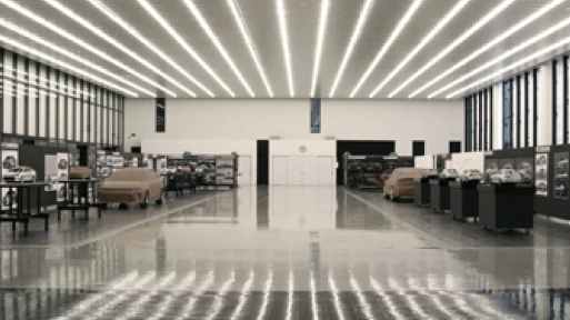 Interior view of Kia America Design Studio in Irvine, California