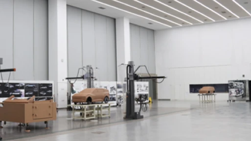 Interior view of Kia China Next Design Studio in Yantai