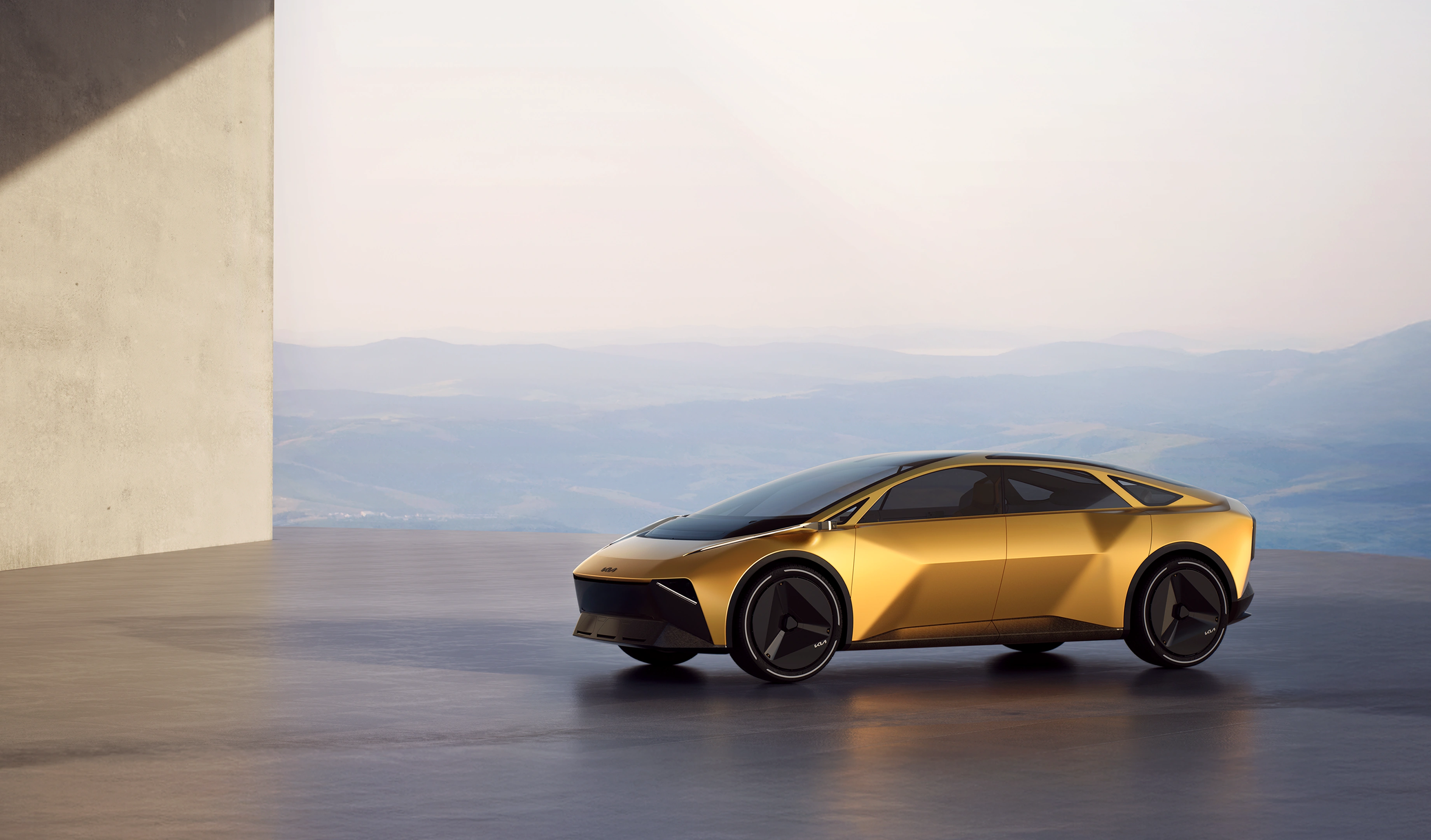 Kia Vision Meta Turismo concept car side exterior image