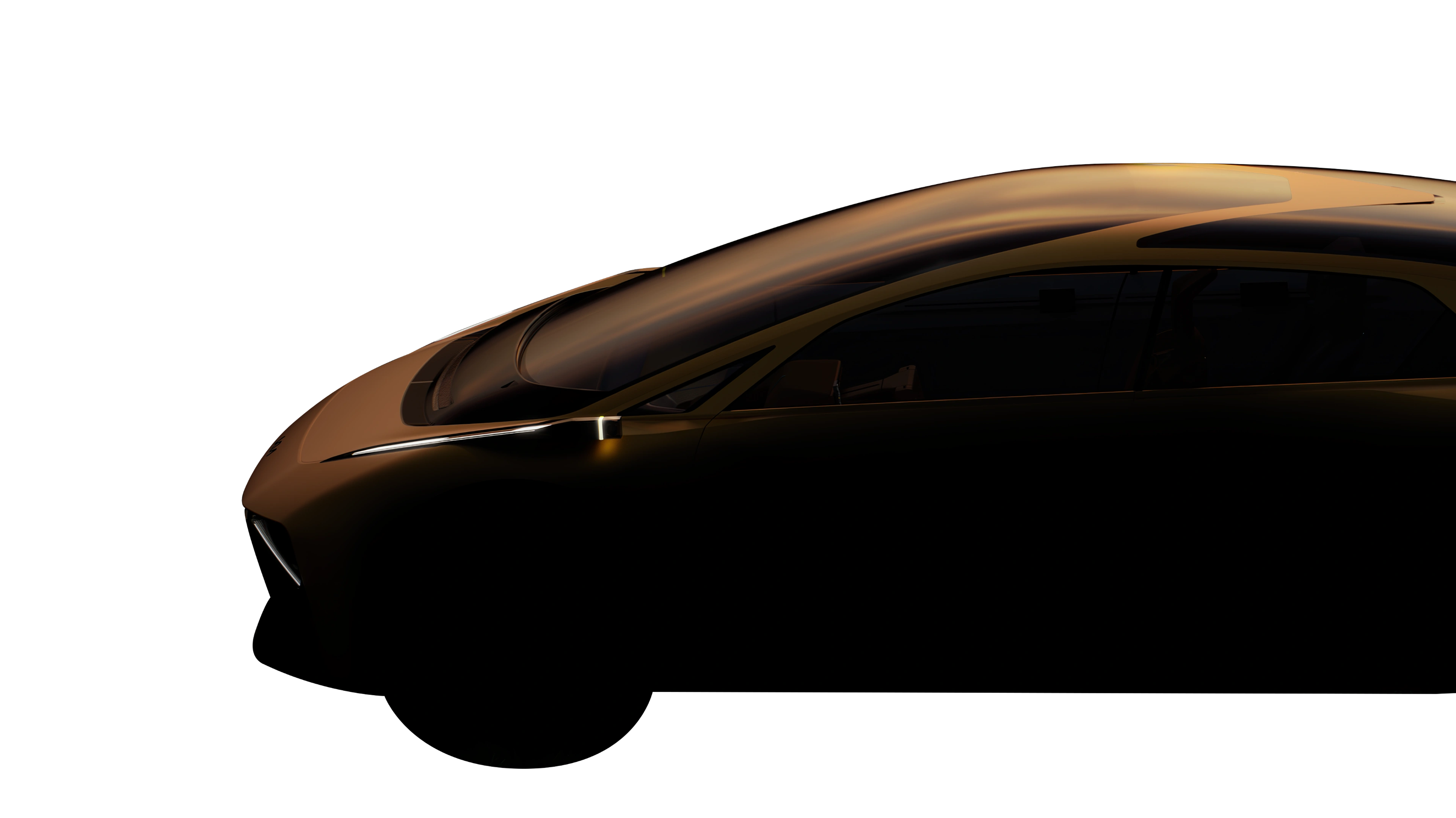 Kia Vision Meta Turismo concept car exterior silhouette and sculptural detail image