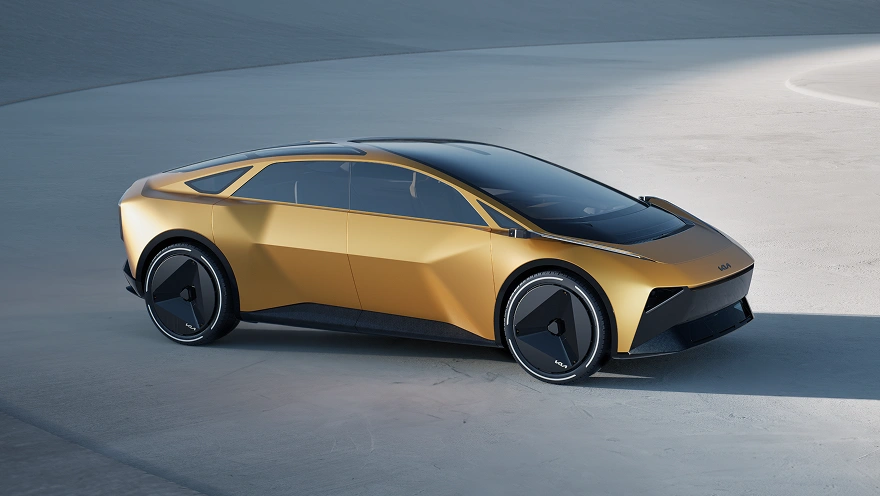 Kia Vision Meta Turismo concept car side exterior image