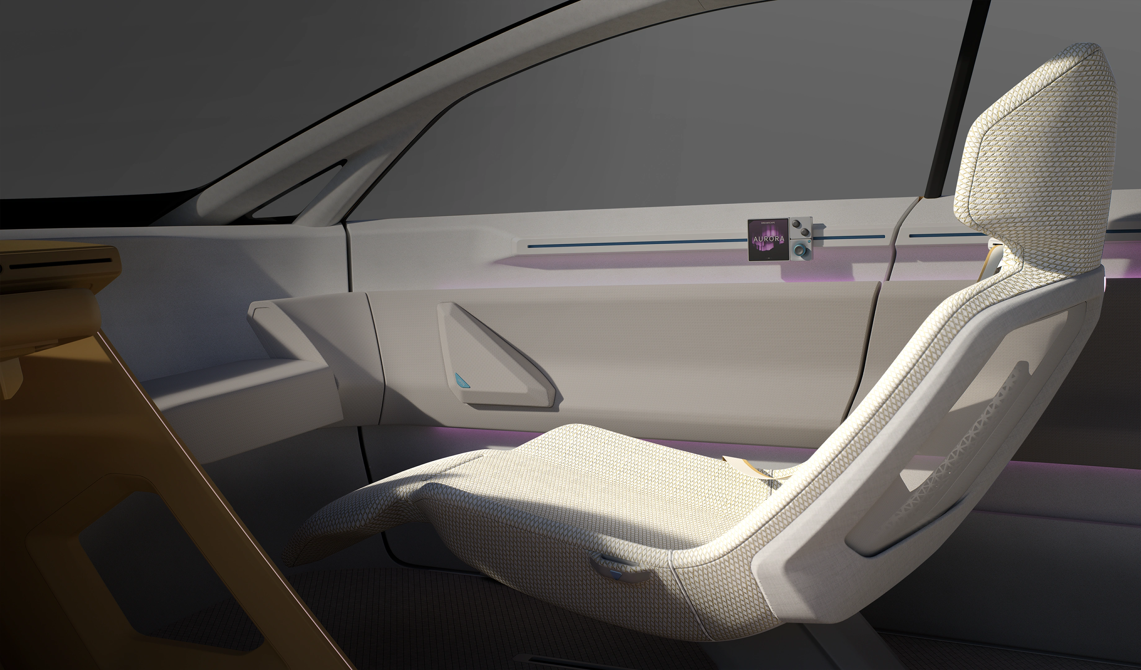 Kia Vision Meta Turismo concept car passenger relaxation space image