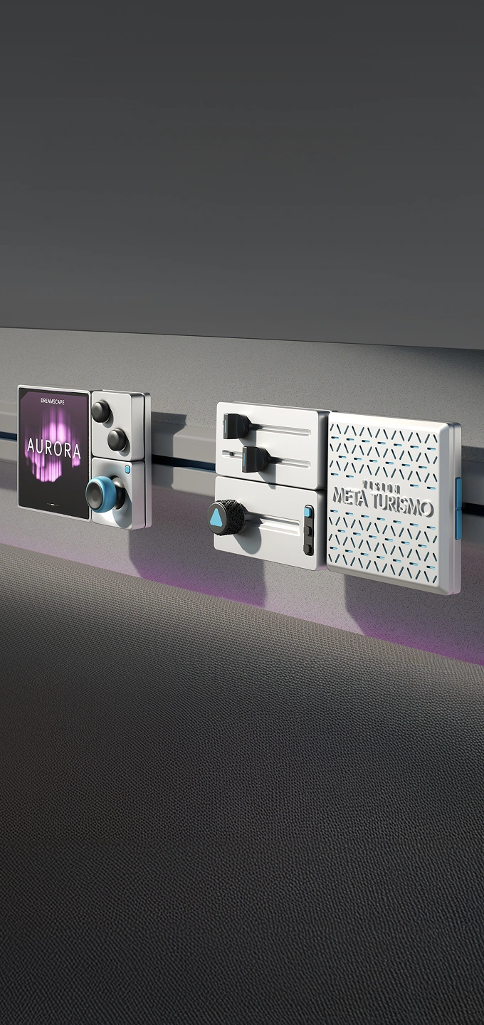 Kia Vision Meta Turismo concept car Add-Gear modular interface detail image