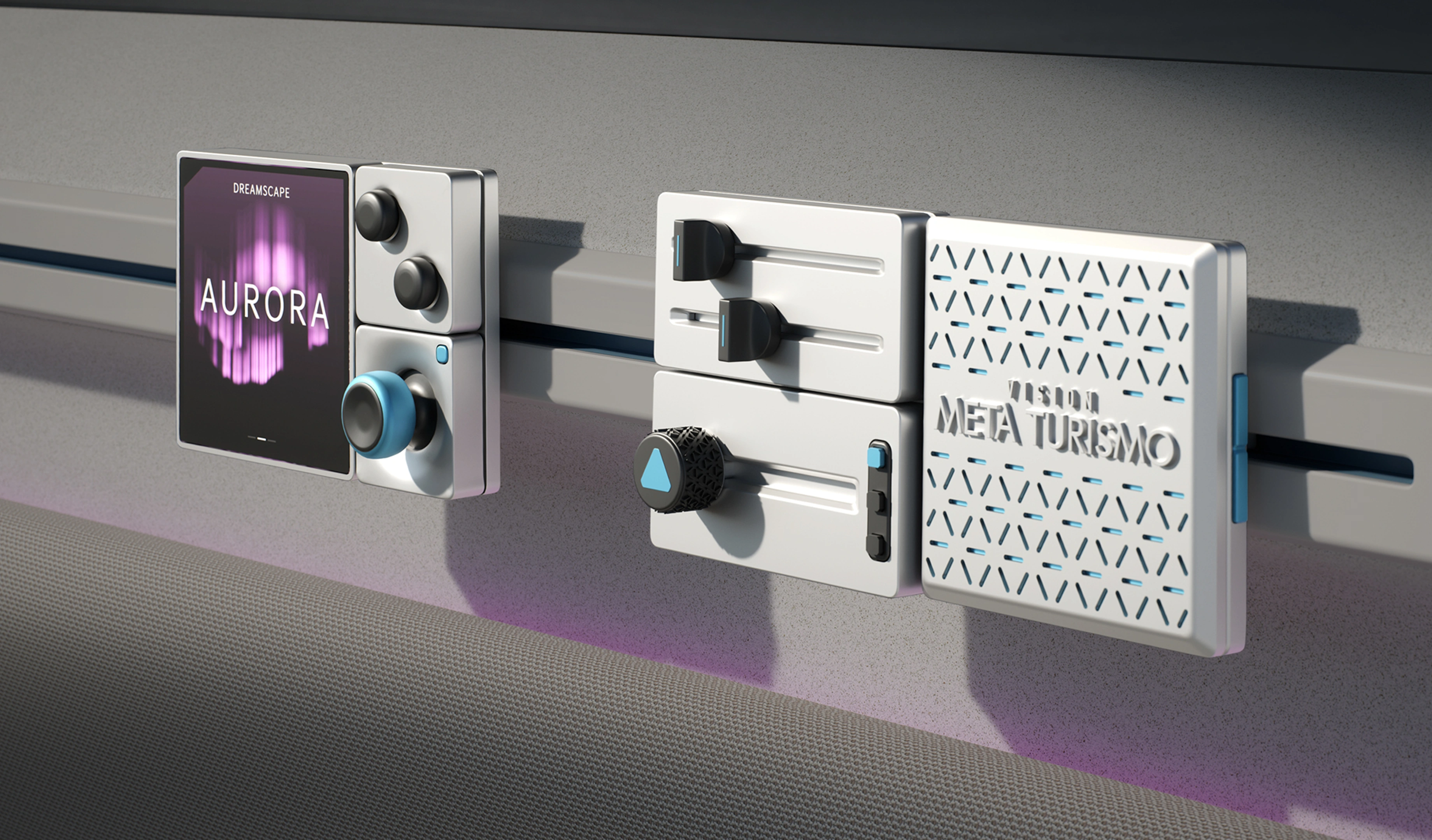 Kia Vision Meta Turismo concept car Add-Gear modular interface detail image