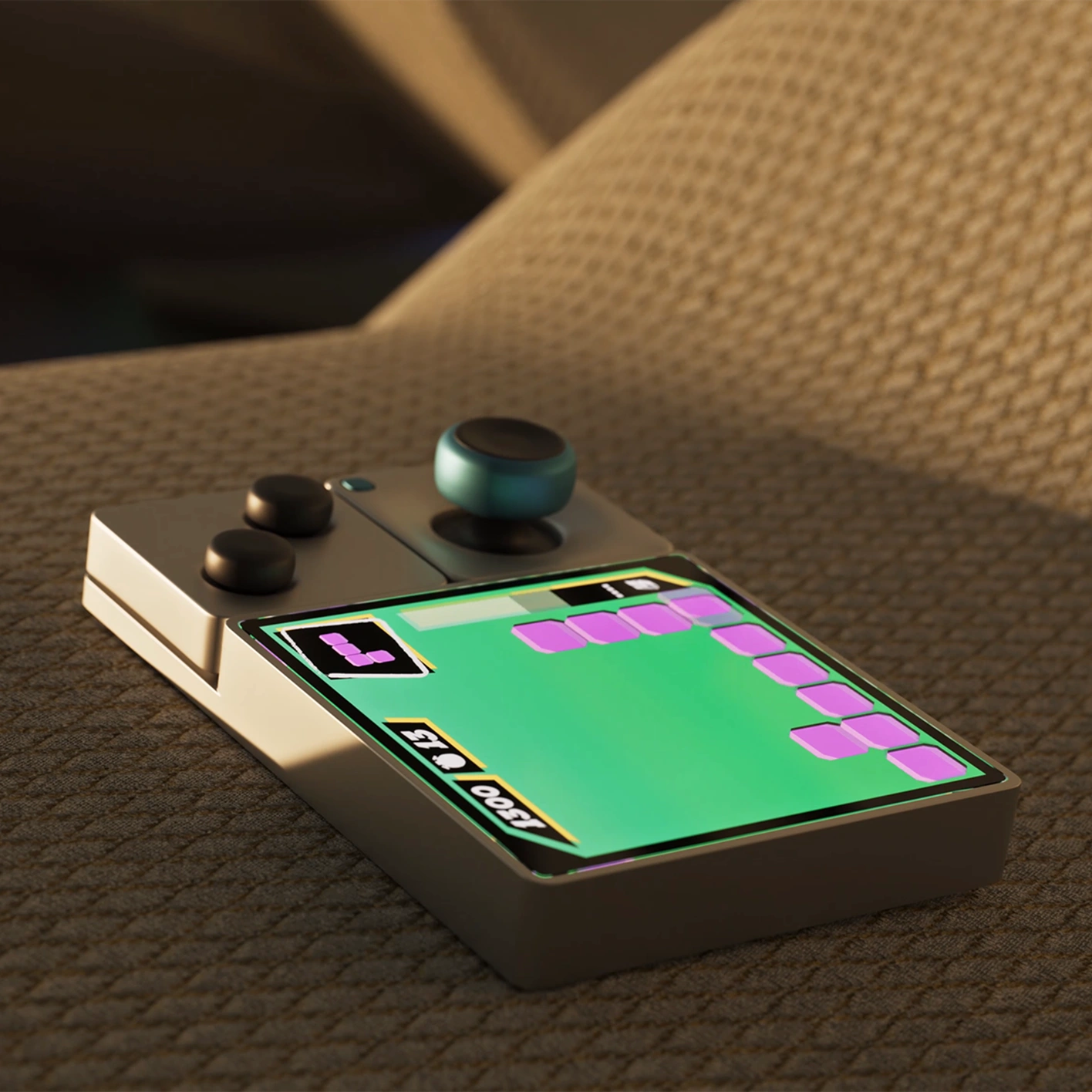 Kia Vision Meta Turismo concept car Add-Gear gaming controller interface image