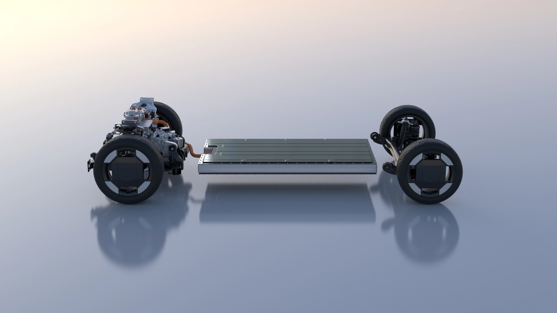 Image showing the dedicated PBV platform structure of the Kia PV5