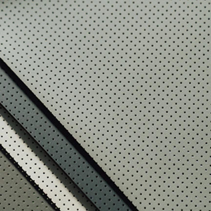 Close-up view of the surface of a bio-based polyurethane alternative material